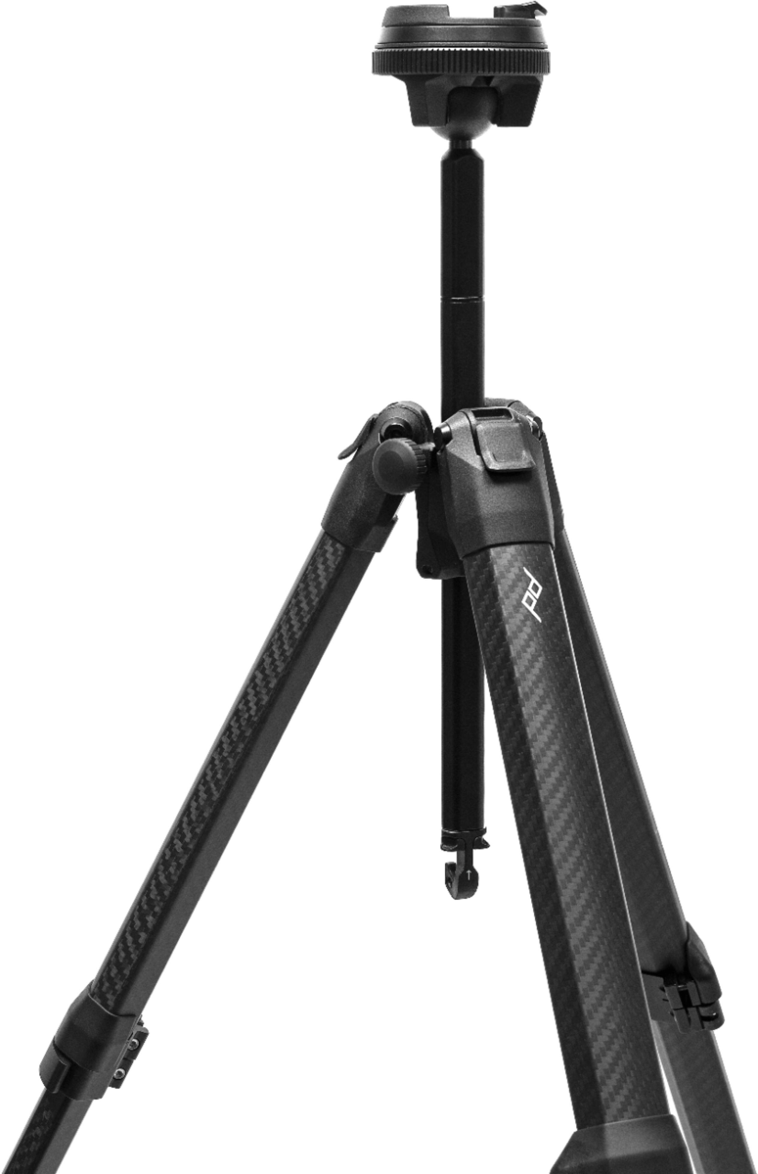 Alt View 11. Peak Design - Travel 60" Tripod Carbon Fiber - Black.