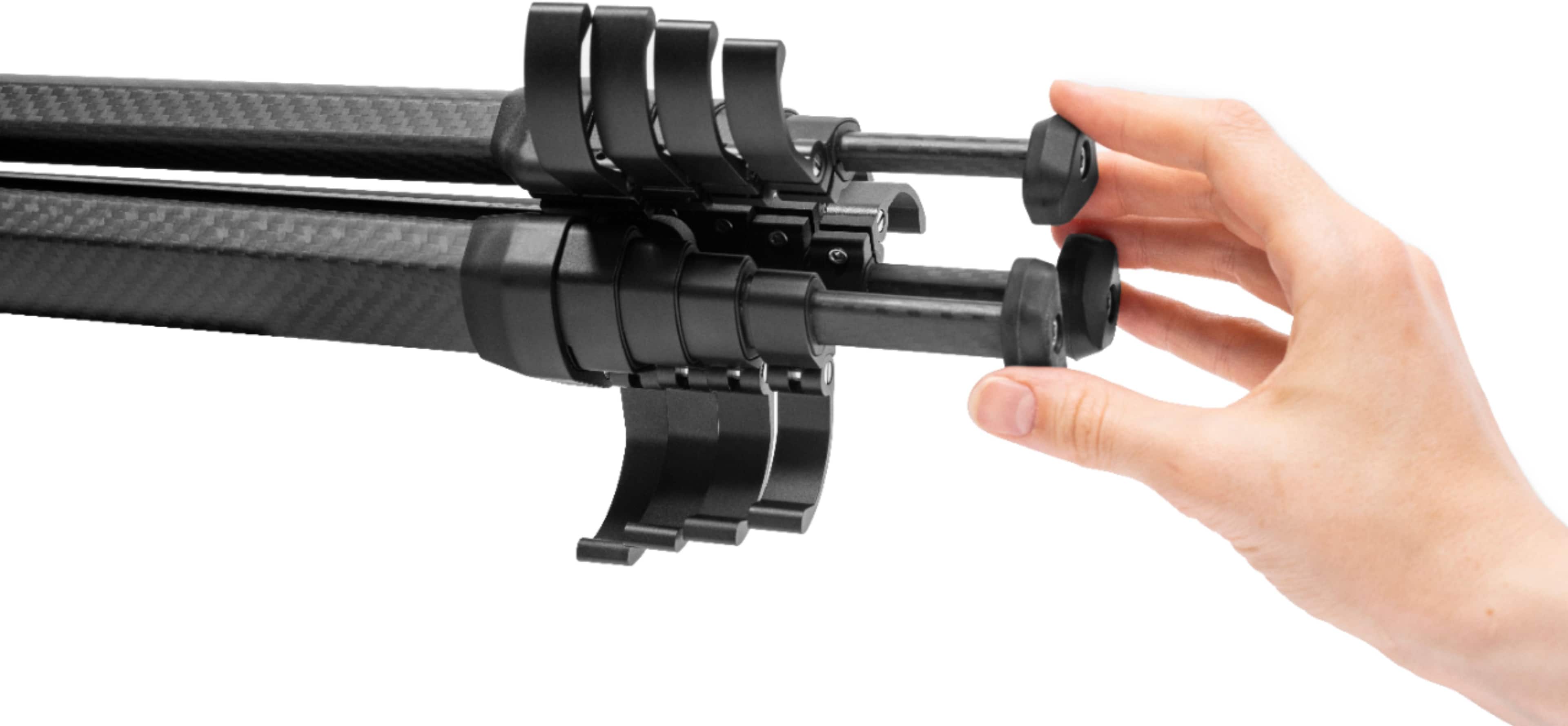 Alt View 12. Peak Design - Travel 60" Tripod Carbon Fiber - Black.