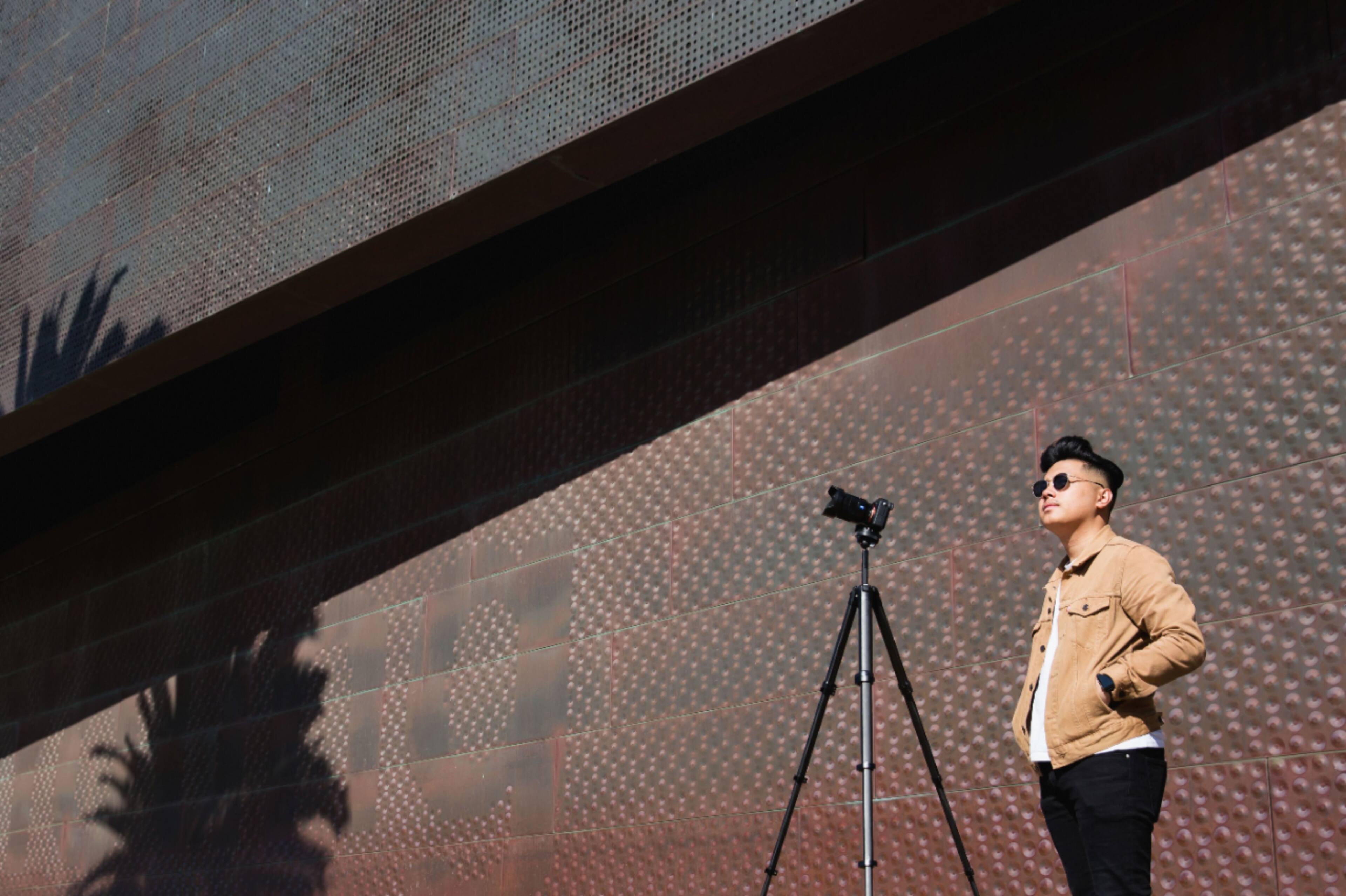 Alt View 18. Peak Design - Travel 60" Tripod Carbon Fiber - Black.