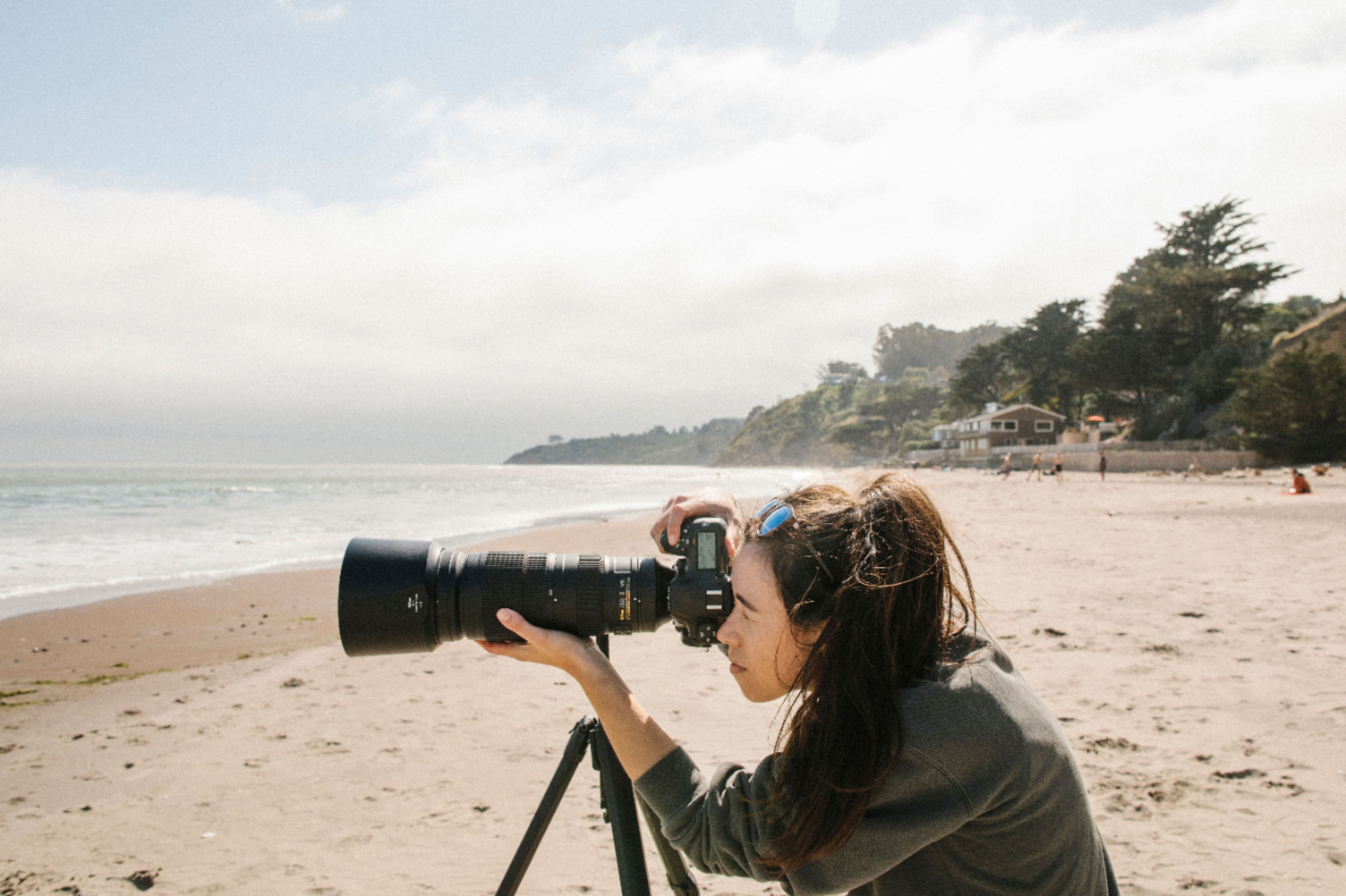 Alt View 22. Peak Design - Travel 60" Tripod Carbon Fiber - Black.