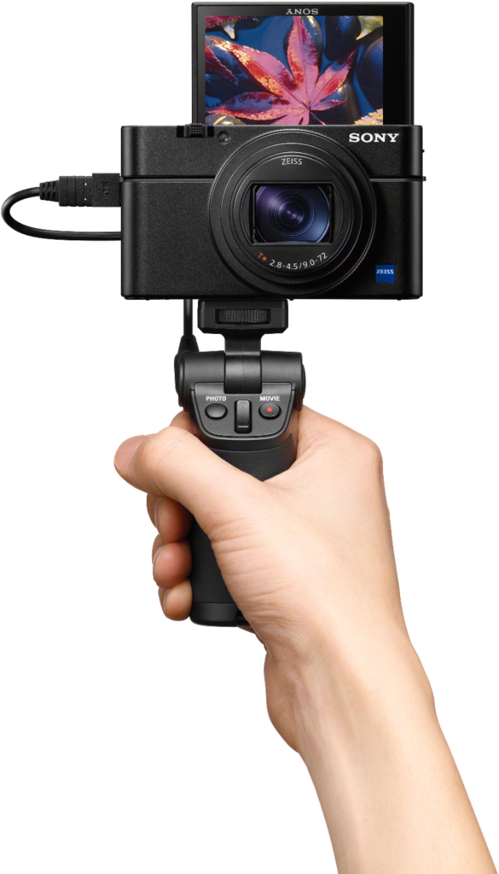 Sony Cyber Shot Rx100 Vii 1 Megapixel Digital Camera Black Dscrx100m7 B Best Buy