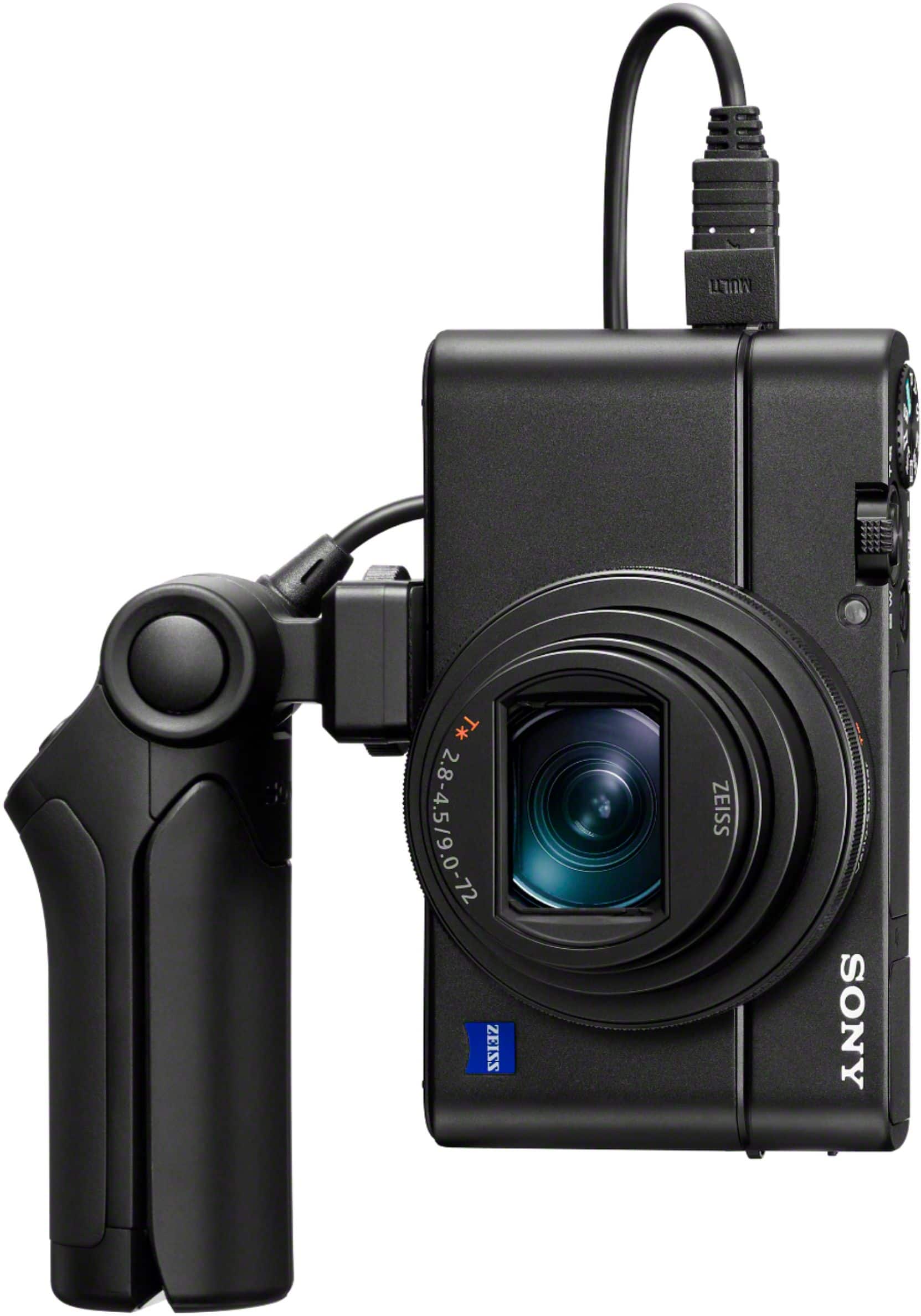 Alt View 21. Sony - Cyber-shot RX100 VII 20.1-Megapixel Digital Camera - Black.