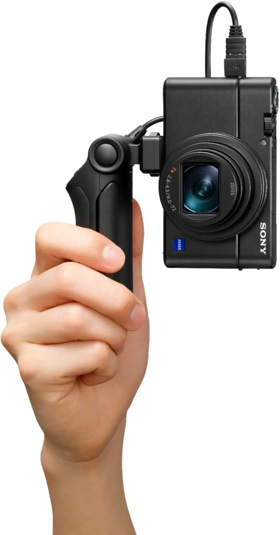 Alt View 22. Sony - Cyber-shot RX100 VII 20.1-Megapixel Digital Camera - Black.