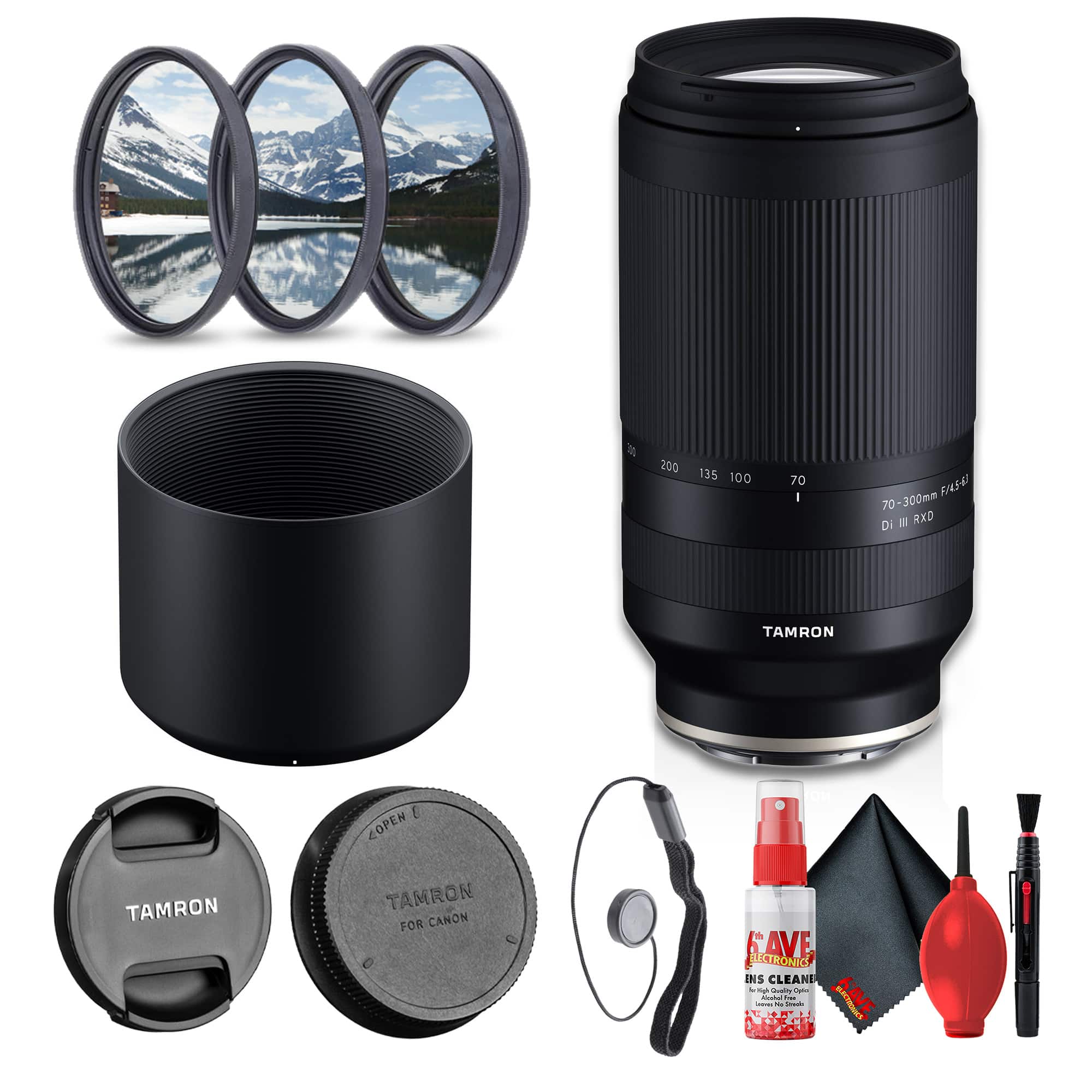 Tamron 70 300mm F/4.5 6.3 Di III RXD Telephoto Zoom Lens for Sony