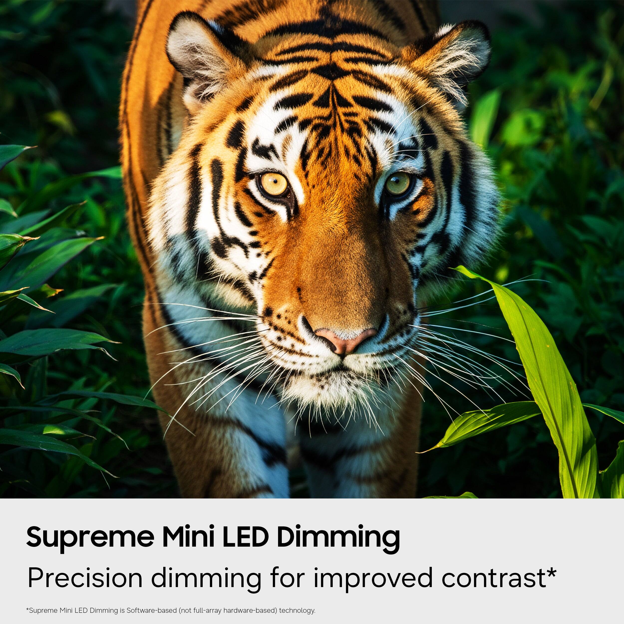 Supreme Mini LED Dimming  
Precision dimming for improved contrast*  
*Supreme Mini LED Dimming is Software-based (not full-array hardware-based) technology