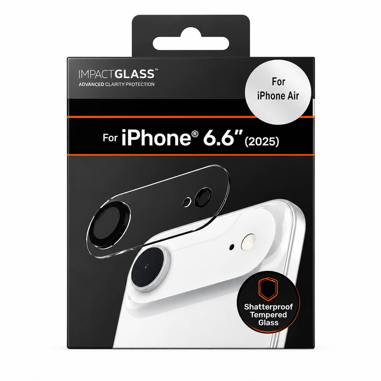 DuraGlass - Modular 2-Piece Camera Lens Protector - iPhone Air - Clear
