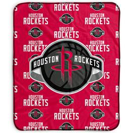 Pegasus - Houston Rockets 50" x 60" Repeat Wordmark Fleece Blanket - Multicolor