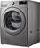 Left. LG - 4.5 Cu. Ft. 10-Cycle High-Efficiency Front Load Washer with 6Motion Technology - Graphite Steel.