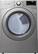 Front. LG - 7.4 Cu. Ft. 10-Cycle Electric Dryer with Sensor Dry.