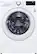 Front. LG - 4.5 Cu. Ft. 10-Cycle High-Efficiency Front Load Washer with 6Motion Technology - White.