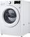 Left. LG - 4.5 Cu. Ft. 10-Cycle High-Efficiency Front Load Washer with 6Motion Technology - White.