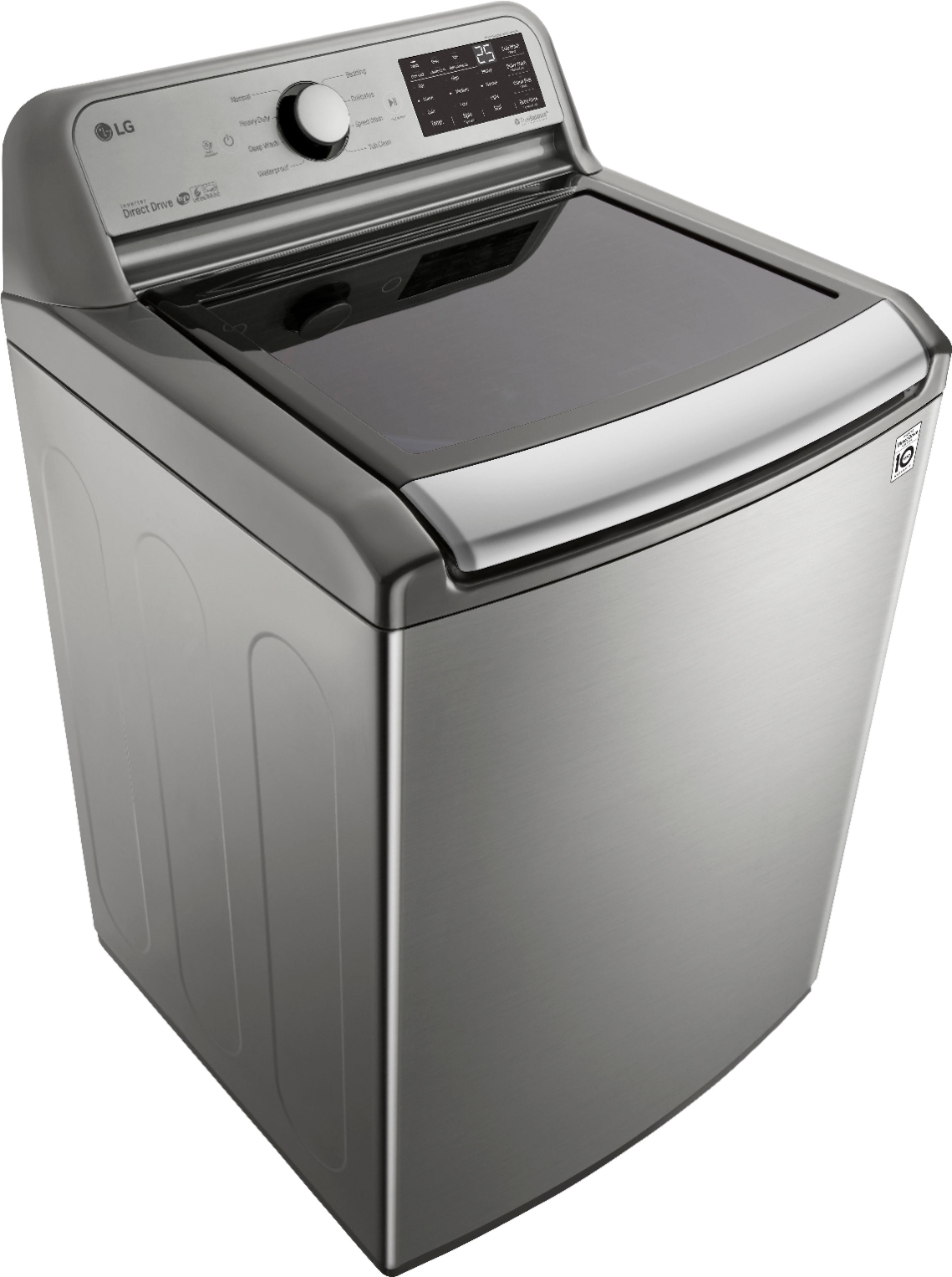 Lg 4 5 Cu Ft 8 Cycle High Efficiency Top Load Washer With 6motion Technology Graphite Steel Wt7060cv Best Buy