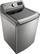 Angle. LG - 4.5 Cu. Ft. High-Efficiency Top Load Washer with TurboDrum Technology - Graphite Steel.