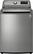 Front. LG - 4.5 Cu. Ft. High-Efficiency Top Load Washer with TurboDrum Technology - Graphite Steel.