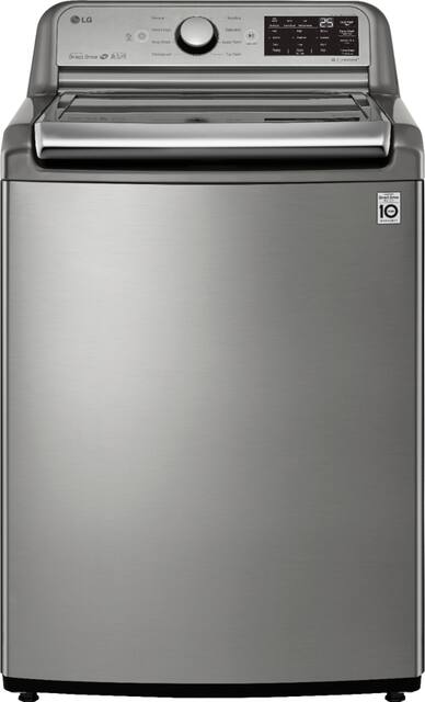 Lg 4 5 Cu Ft 8 Cycle High Efficiency Top Load Washer With 6motion Technology Graphite Steel Wt7060cv Best Buy