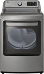 Front. LG - 7.3 Cu. Ft. 8-Cycle Electric Dryer with Sensor Dry.