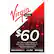 Front. Virgin Mobile - 60$ Top-Up Code - Red.