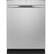 Front. GE - Stainless Steel Interior Fingerprint Resistant Dishwasher with Hidden Controls - Stainless steel.