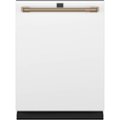 Front Zoom. Café - Top Control Built-In Dishwasher with Stainless Steel Tub, 3rd Rack, 39dBA, Customizable - Matte White.