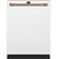 Alt View 25. Café - Top Control Built-In Dishwasher with Stainless Steel Tub, 3rd Rack, 39dBA, Customizable - Matte White.