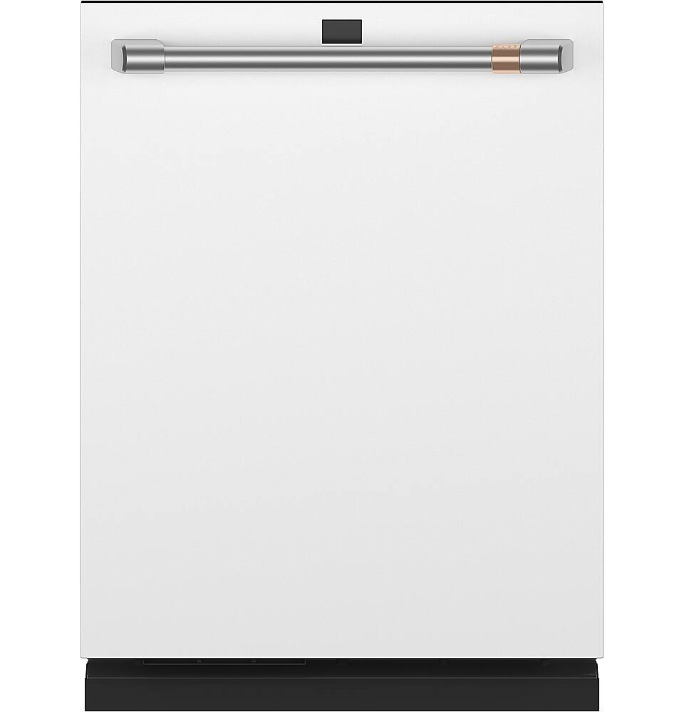Alt View 26. Café - Top Control Built-In Dishwasher with Stainless Steel Tub, 3rd Rack, 39dBA, Customizable - Matte White.