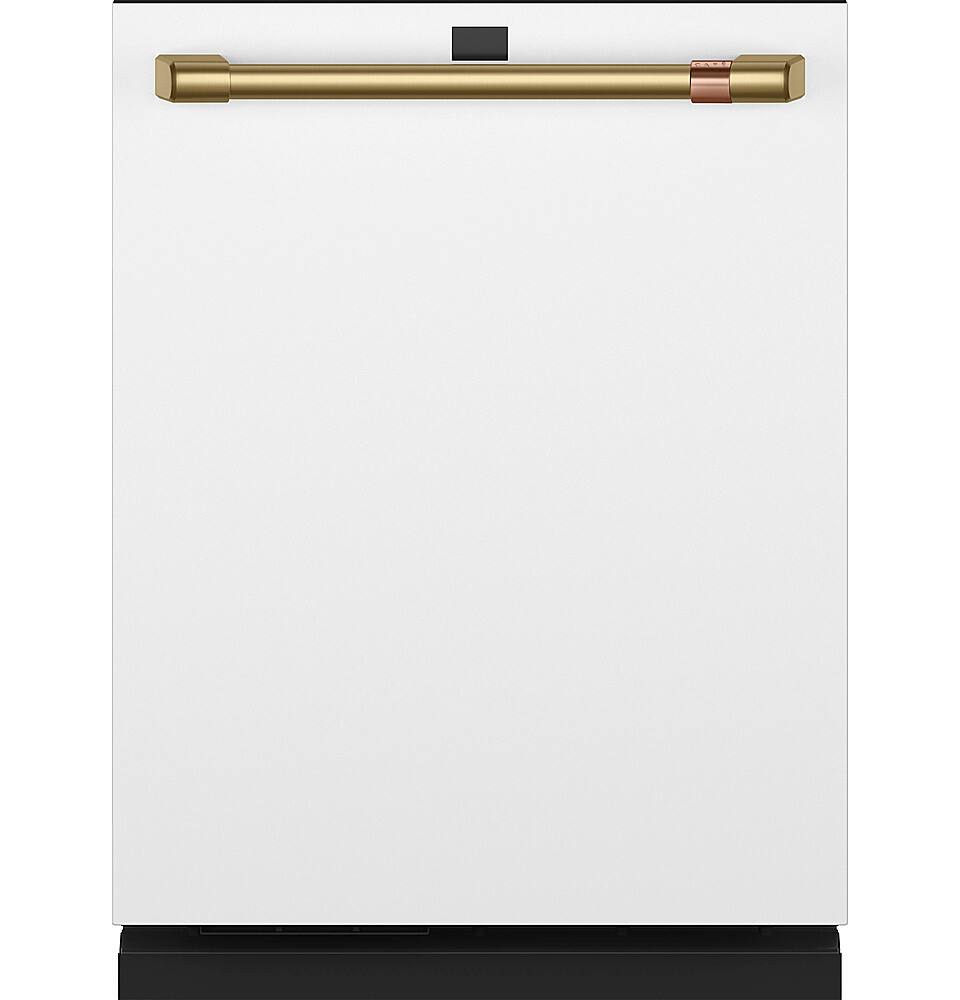 Alt View 27. Café - Top Control Built-In Dishwasher with Stainless Steel Tub, 3rd Rack, 39dBA, Customizable - Matte White.