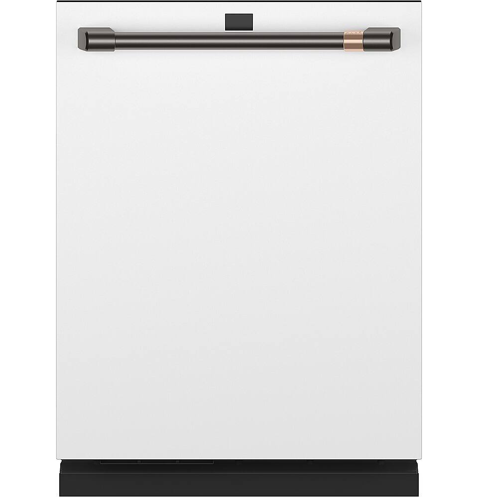 Alt View 28. Café - Top Control Built-In Dishwasher with Stainless Steel Tub, 3rd Rack, 39dBA, Customizable - Matte White.