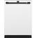 Alt View 29. Café - Top Control Built-In Dishwasher with Stainless Steel Tub, 3rd Rack, 39dBA, Customizable - Matte White.