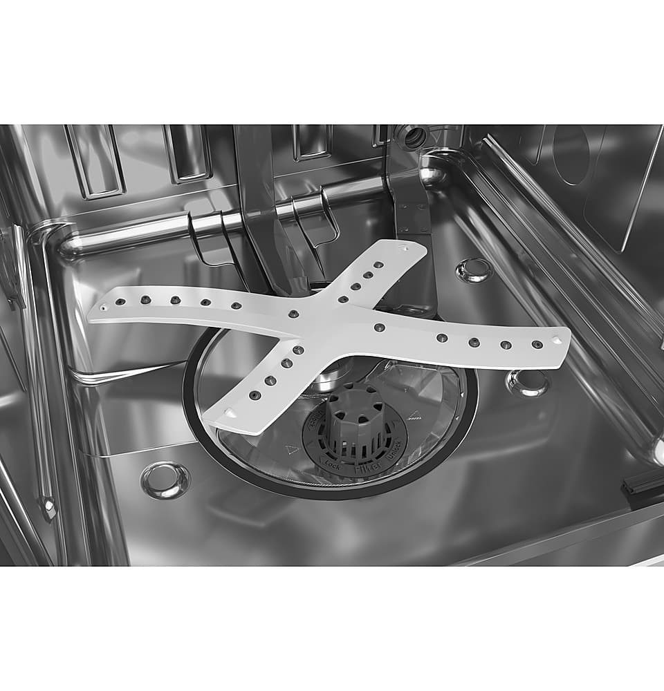 Alt View 17. Café - Top Control Built-In Dishwasher with Stainless Steel Tub, 3rd Rack, 39dBA, Customizable - Matte White.