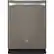Front. GE - Top Control Built-In Dishwasher with Stainless Steel Tub, 3rd Rack, 46dBA - Slate.