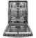 Alt View 11. GE - Top Control Built-In Dishwasher with Stainless Steel Tub, 3rd Rack, 46dBA - Slate.