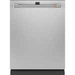 Café - Top Control Built-In Dishwasher with Stainless Steel Tub, 3rd Rack, 39dBA - Stainless steel - Front_Standard