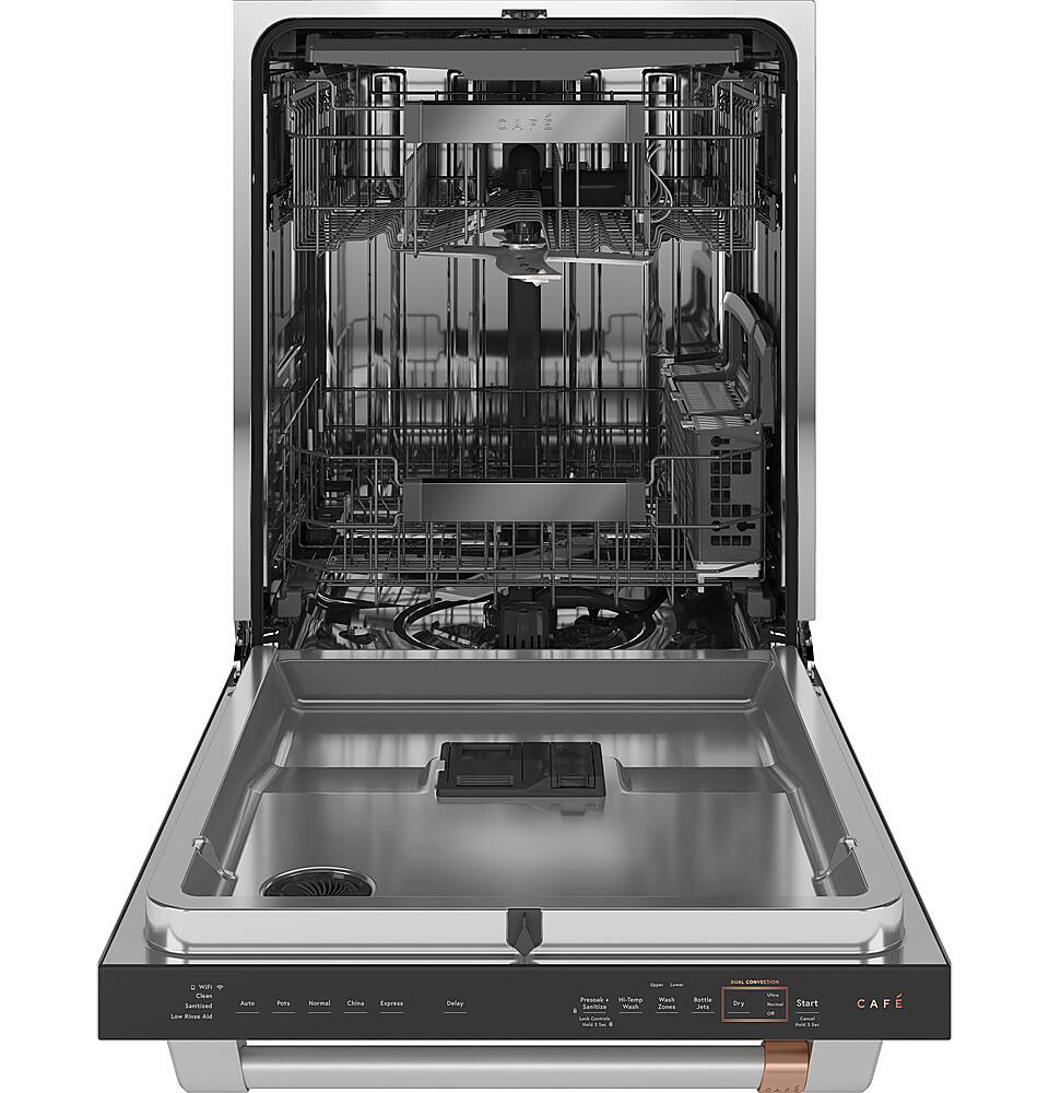 Alt View 11. Café - Top Control Built-In Dishwasher with Stainless Steel Tub, 3rd Rack, 39dBA, Customizable - Stainless steel.