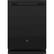 Front. GE - Top Control Built-In Dishwasher with Stainless Steel Tub, 48dBA - Black.