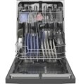 Alt View Zoom 12. GE - Front Control Built-In Dishwasher with Stainless Steel Tub, 48 dBA - Slate.
