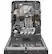 Alt View 13. Café - Top Control Built-In Dishwasher with Stainless Steel Tub, 3rd Rack, 39dBA - Platinum Glass.