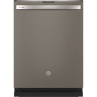 GE Profile - Top Control Built-In Dishwasher with Stainless Steel Tub, 3rd Rack, 45dBA - Slate - Front_Zoom