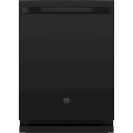 GE - Top Control Built-In Dishwasher with Stainless Steel Tub, 3rd Rack, 46dBA - Black
