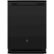 Front Zoom. GE - Top Control Built-In Dishwasher with Stainless Steel Tub, 3rd Rack, 46dBA - Black.