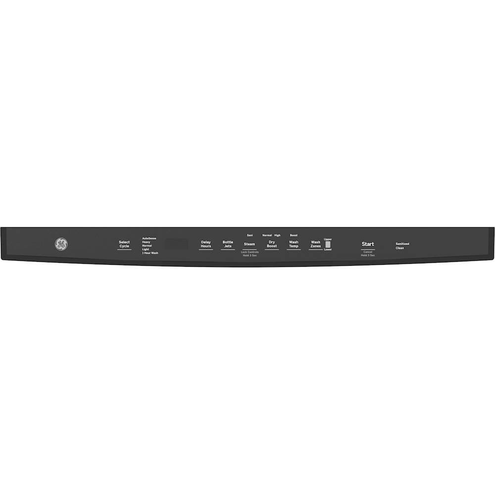 Alt View 1. GE - Top Control Built-In Dishwasher with Stainless Steel Tub, 3rd Rack, 46dBA - Black.