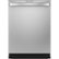 Front Zoom. GE Profile - Hidden Control Built-In Dishwasher with Stainless Steel Tub, Fingerprint Resistance, 42 dBA - Stainless steel.