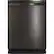Front. GE Profile - Top Control Built-In Dishwasher with Stainless Steel Tub, 3rd Rack, 45dBA - Black Stainless Steel.