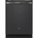 Front. GE - Top Control Built-In Dishwasher with Stainless Steel Tub, 3rd Rack, 46dBA - Black Slate.