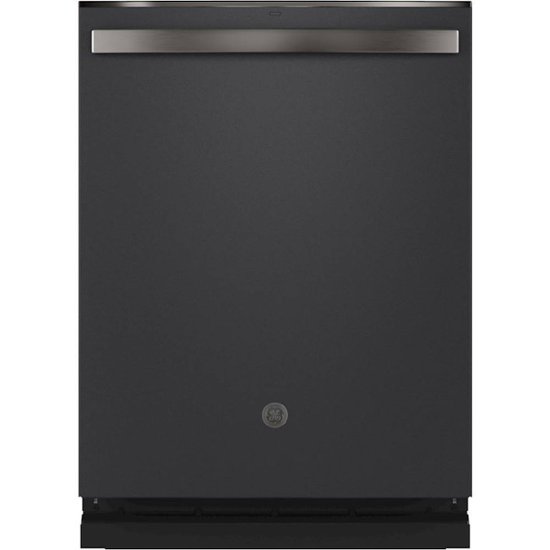 GE – Top Control Built-In Dishwasher with Stainless Steel Tub, 3rd Rack, 46dBA – Black Slate