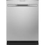 GE Profile - Stainless Steel Interior Fingerprint Resistant Dishwasher with Hidden Controls - Stainless Steel - Front_Standard