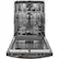 Alt View 13. GE - Top Control Built-In Dishwasher with Stainless Steel Tub, 3rd Rack, 46dBA - Black Stainless Steel.