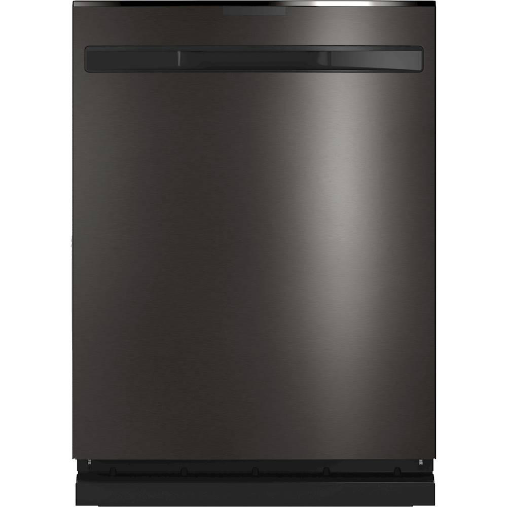GE – Profile Series Top Control Built-In Dishwasher with Stainless Steel Tub, 3rd Rack, 45dBA – Black stainless steel