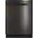Front. GE Profile - Top Control Built-In Dishwasher with Stainless Steel Tub, 3rd Rack, 45dBA - Black Stainless Steel.