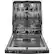 Alt View 11. GE Profile - Top Control Built-In Dishwasher with Stainless Steel Tub, 3rd Rack, 45dBA - Black Stainless Steel.