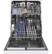 Alt View 14. GE - Top Control Built-In Dishwasher with Stainless Steel Tub, 48dBA - White.
